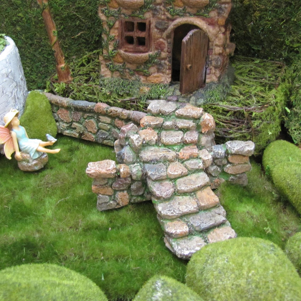 Marshall Miniature Fairy Garden Cobblestone Wishing Well – Cute Resin Decor, Buy 3 Save $5