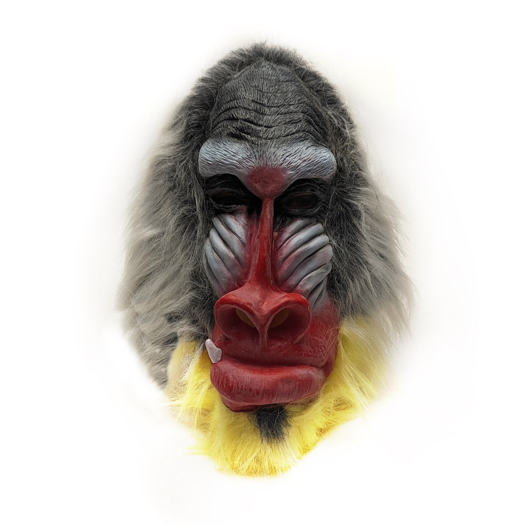 Baboon Head Full Face Furry Ape Mask Movie Props Scary Gorilla Hallowe baboon-head-full-face-furry-ape-mask-movie-props-scary-gorilla-hallowe