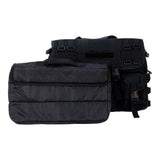 Black Army/Military-Style Cross-body Messenger Bag