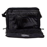 Black Army/Military-Style Cross-body Messenger Bag