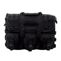 Black Army/Military-Style Cross-body Messenger Bag
