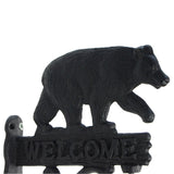 Metal Black Bear Welcome/Dinner Bell