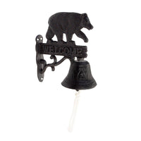 Metal Black Bear Welcome/Dinner Bell