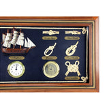 Rope Knot Board Nautical Wall Decor Clock