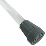 New 36" Curved Handle Lucite Mens Ladies Sturdy Walking Stick