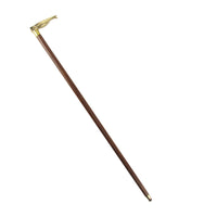 Solid Brass Sperm Whale Wooden Cane Walking Stick