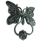 Cast Iron Verdigris Finish Butterfly Front Door Knocker