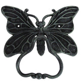 Cast Iron Verdigris Finish Butterfly Front Door Knocker