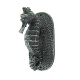 Cast Iron Verdigris Finish Sea Horse Door Knocker