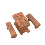 Mini Dollhouse Outdoor Bear Fairy Garden Yard Decor Set