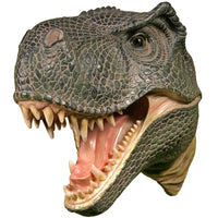 Hanging 3D Wall Mounted T-Rex Tyrannosaurus rex Head Mount Plaque