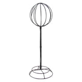 Vintage Table Top 22" Black Metal Wire Hat/Wig Stand