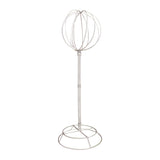Vintage Tabletop 22" White Metal Wire Hat/Wig Stand