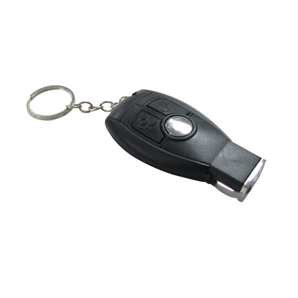Novelty Car Keyring Shock Key Ring Fob Practical Joke Flashlight Gag G