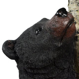 Climbing Black Bear Cub Family Rustic Cabin Home Decor Floor Lamp