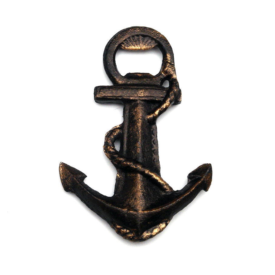 Cast Iron Ship Anchor Nautical Bottle Opener