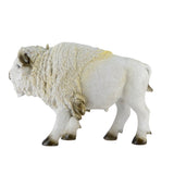 Set of 2 Wild North American White Bison Figures