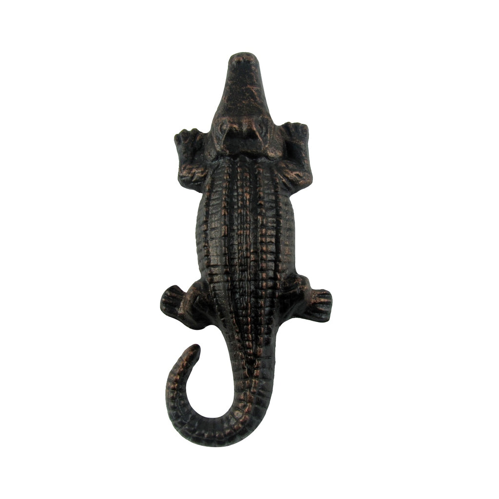 Rustic Style Metal Alligator Push or Pull Door Handle