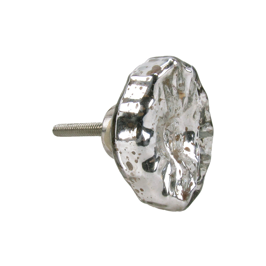 New Mercury Glass Pull Knob