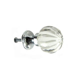 Crystal Clear Glass Pull Knob