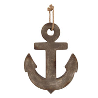 Large Nautical 3D Anchor Wall Mount Art