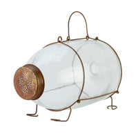 Vintage-Style Glass Minnow Bottle