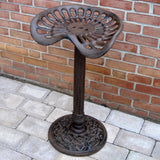 Cast Iron Metal Adjustable Tractor Seat Stool