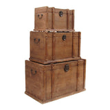 Vintage Style Travel Trunk Set