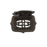 Rustic Metal Piggy Soap Dish Bathroom Soap Holder Piglet Kitchen Tray Home Decor