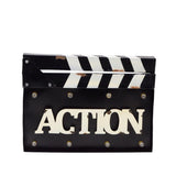 ACTION Light Up 3D Metal Sign