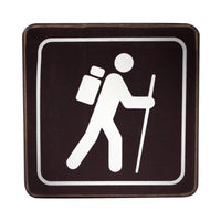 Parks & Recreation Public Hiking Trail Area Sign