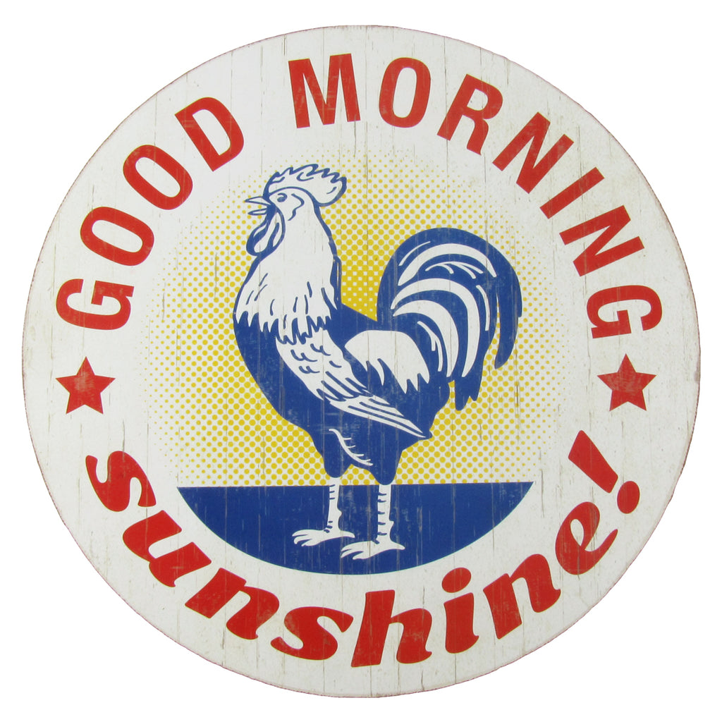 Good Morning Sunshine Rustic Kitchen Wall Sign