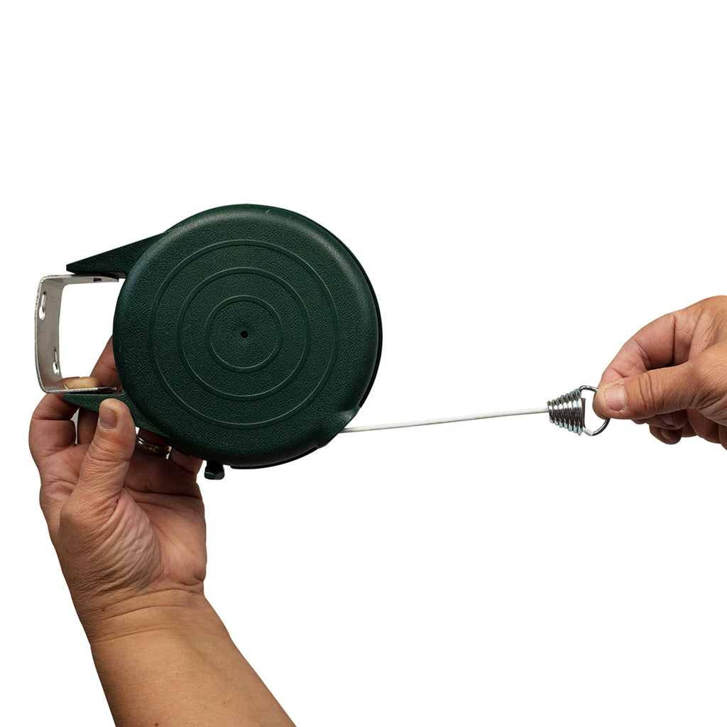 Portable 35ft Retractable Travel Clothesline Reel Outdoor Laundry Line