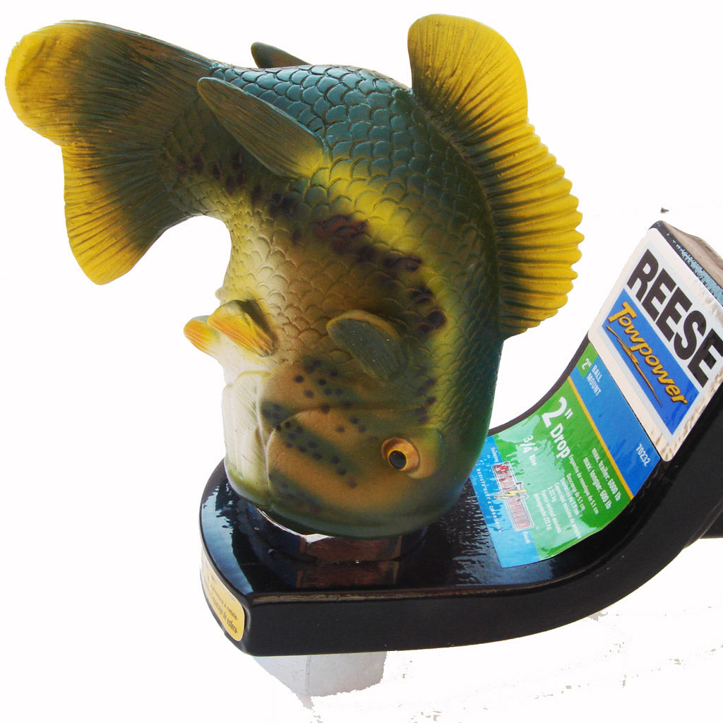 bass fishing truck accessories New Largemouth Bass Fish Trailer Hitch Ball Cover
