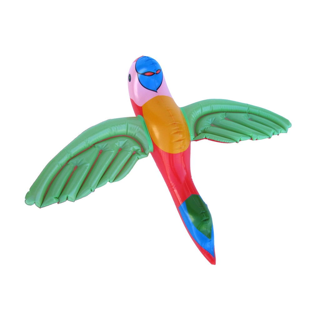 Inflatable Parrot Fun Bird Blow Up Pool Float Hawaiian Luau Party Tiki ...