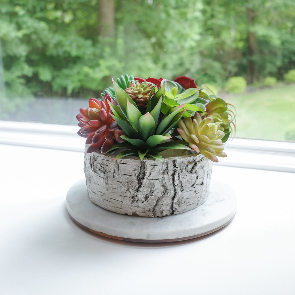 mini artificial succulent plants Mini Artificial Succulent Plant Fake Office Desk Garden Plastic Flower