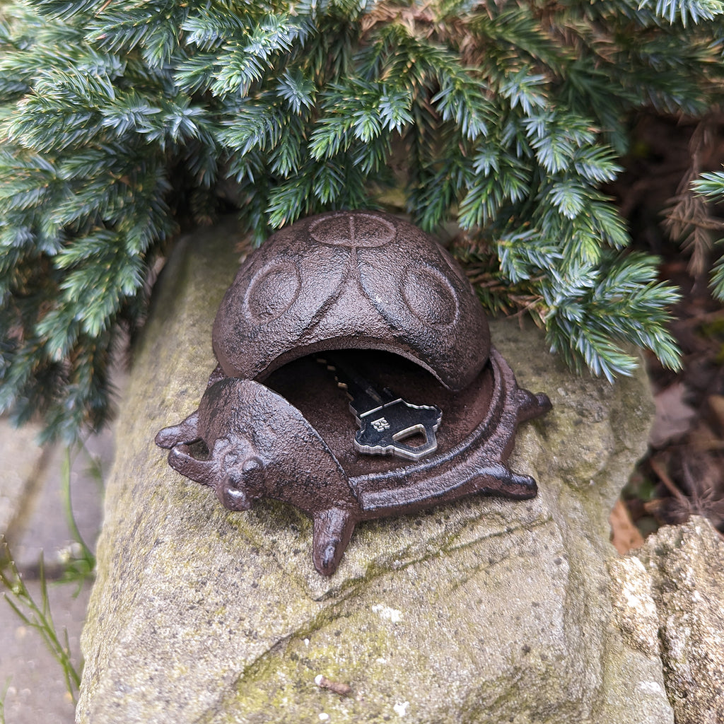 Ladybug Isolation Lock Cast Iron Ladybug Hide A Spare Key House Door Lock Keys Box Outdoor Ga ...