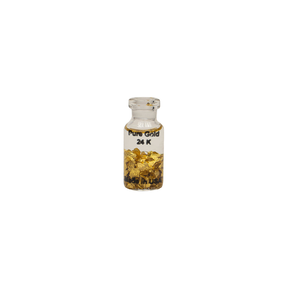 12 Bottles of Beautiful Large Gold Leaf Flakes .. Lowest price on the Net
