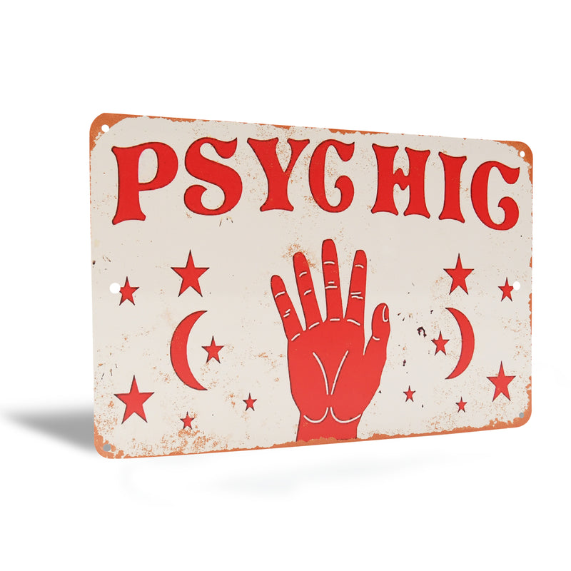 Metal Psychic Wall Art Home Room Decor Sign Fortune Teller