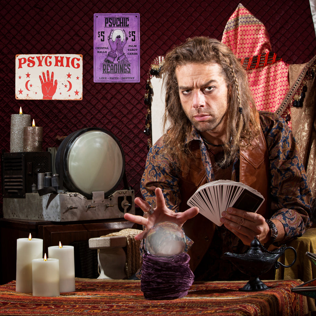 Metal Psychic Wall Art Home Room Decor Sign Fortune Teller