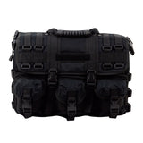 Black Army/Military-Style Cross-body Messenger Bag