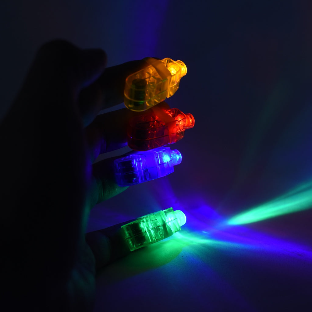 Flash LED EDM Rave Blink Laser Finger Lights Glowing Halloween Dance P