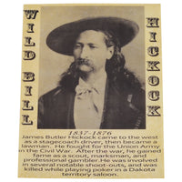 Wild Bill Hickock Gunfighter Old West Poster