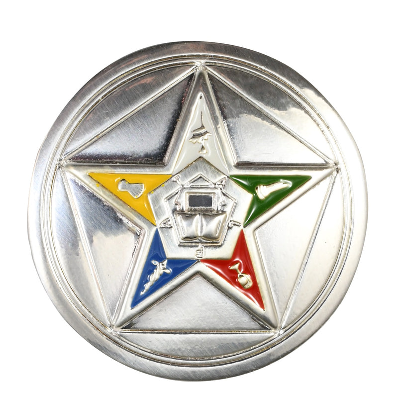 Masonic 5 Point Eastern Star Screw Back Concho Freemason Leathercraft Accessory Masonic 5 Point Eastern Star Screw Back Concho Freemason Leathercraft Accessory