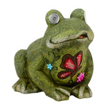Solar Light Frog Garden Statue/Figurine