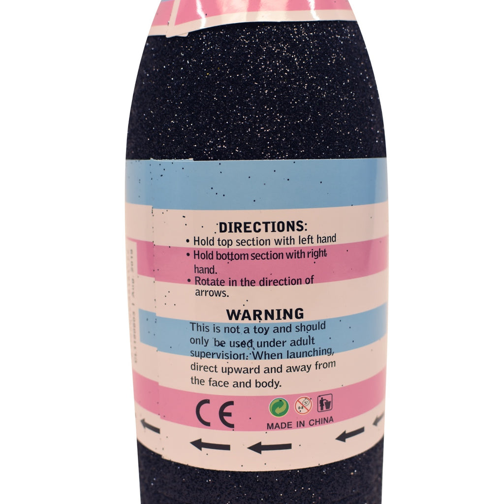 Pink Party Confetti Pink Water Bottle