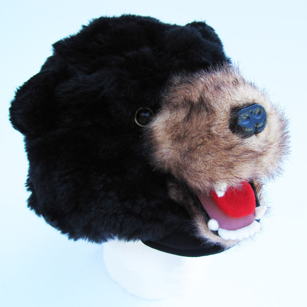 Grizzly Black Bear Costume Fur Boy/Girl/Adult Hat