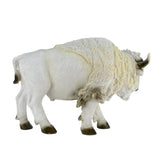 Set of 2 Wild North American White Bison Figures