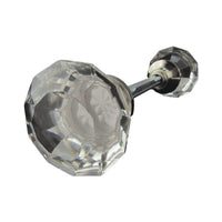 Vintage Style Clear Cut Glass Door Knob