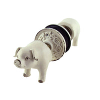 Rustic Kitchen Pig Nose and Tail Door Knob Set